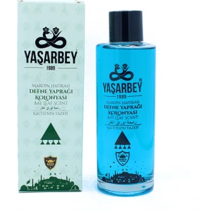 YAŞAR BEY MARDİN HATIRASI MODERN DEFNE YAPRAĞI KOLONYASI 500 ML [PARFÜMLÜ-CAM KOLONYA]-(HEDİYELİK KUTU)
