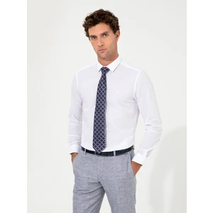 Erkek Beyaz Slim Fit Uzun Kollu Gömlek 50217750-VR013