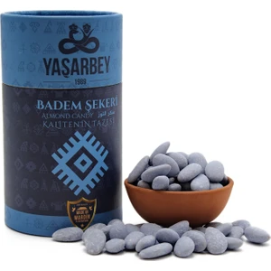 YAŞAR BEY MARDİN NATURAL SERPME BADEM ŞEKERİ TEK BATIRIMLIK 500 GR [GÜNLÜK-TAZE GÖNDERİM]-(HEDİYELİK KUTU)
