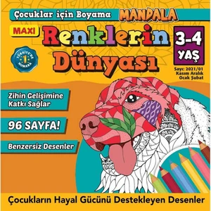 Maxi Mandala Renklerin Dünyası Mandala 1