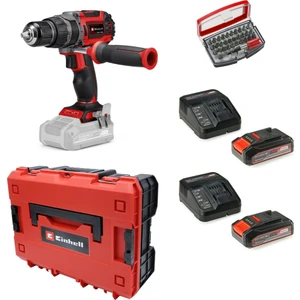 Tp-Cd 18/60 Li-I Bl Solo Darbeli Akülü Vidalama + 2 x 2.5 Ah Akü ve 32 Parça Bits Uç Seti (Çantalı)