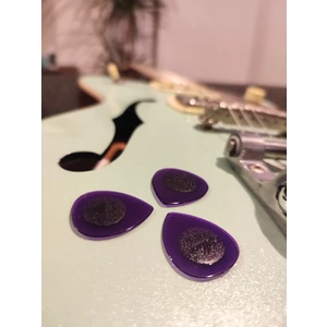 Alice Damla Pena 3'lü Set 1mm(Elektro, Akustik, Klasik, Bas, Caz Gitar Penası) 3 Adet Mor Pena