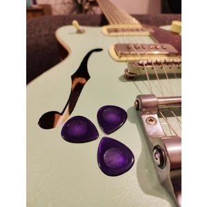 Alıce Damla Pena Mor 3'lü Set 2.00MM Caz Gitar Penası 2mm Mor Elektro, Akustik, Bas Gitar Penası Set Pena