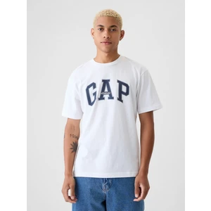 Erkek Beyaz Gap Logo T-Shirt