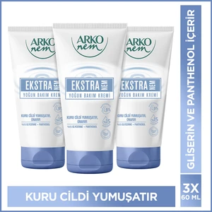 Nem Yoğun Bakım Kremi Ekstra Nemlendirici 3 x 60 ml