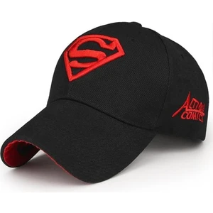 Erkek Superma Logolu Ayarlanabilir Şapka - Siyah (Yurt Dışından)