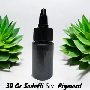Epoksi Bazlı Sedefli Siyah Parlak Sıvı Pigment 30 gr Hobi,sanat,ahşap,magnet Için