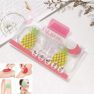 Göz Maskesi Sıcak ve Soğuk Kullanım Jel Maske - Ananas