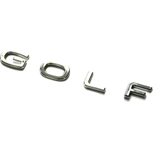 Vw Golf Yeni Nesil Krom Bagaj Yazısı