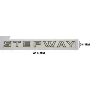 Dacia Uyumlu Stepway Yapıştırma Yazı Sağ Kapı