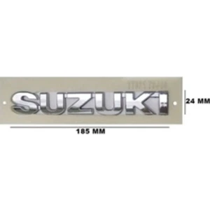 Suzuki Uyumlu Suzuki Krom Yazı 24*185 mm