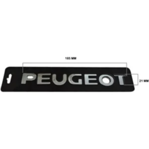 Peugeot Uyumlu Peugeot Krom Yazı 21*185 mm