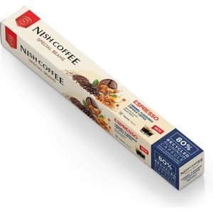 Nish Coffee Karamel  Aromalı Kapsül Kahve - 10 Adet