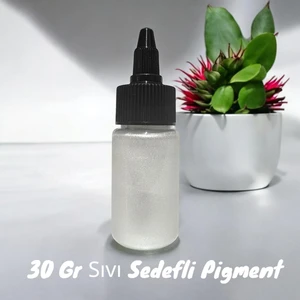 Epoksi Bazlı Beyaz Parlak Sıvı Sedefli Pigment 30 gr Hobi,sanat,ahşap,magnet
