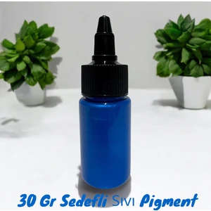Epoksi Bazlı Mavi Parlak Sıvı Sedefli Pigment 30 gr Hobi,sanat,ahşap,magnet Için