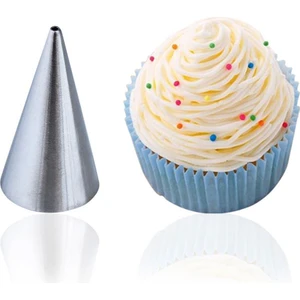 Paslanmaz Çelik Krema Yazı Duyu No:3 ve 4 Adet Krema Torbası Hediye