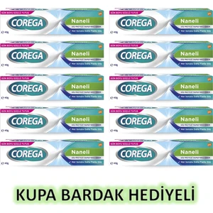 Süper Diş Protezi Yapıştırıcı Naneli Krem 40 gr 10 Adet - Kupa Bardak