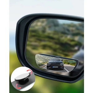 Kör Nokta Aynası Dikdörtgen Çerçevesiz Gerçek Cam Ultra Ince 90 mm 360 Derece