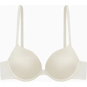 Andes 2527 Ekru Double Push Up / Ekstra Dolgulu Mikro Basic Sütyen