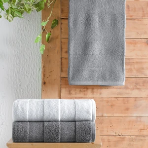 Home Solid Jakarlı Havlu 50X90-GRI