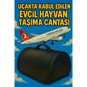 Kedi ve Köpek Taşıma Çantası Nefes 10 kg Taşımalı 23X30X40 cm