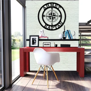 Kişiye Özel Kaptan Metal Tablo