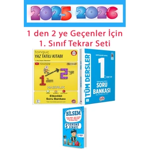 Tonguç Akademi 1. Sınıf Tüm Dersler Ilk Soru Bankam 1'den 2'ye Hazırlık Bilsem Deneme Sınavı