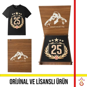 Lisanslı 2025 Şampiyonluk Özel T-Shirt Icardi Ahşap Kutulu