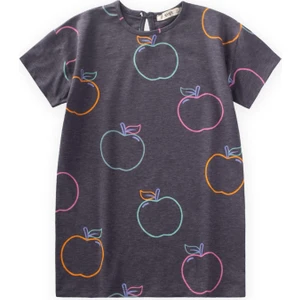 Tunik T-Shırt 4-12 Yaş Gri