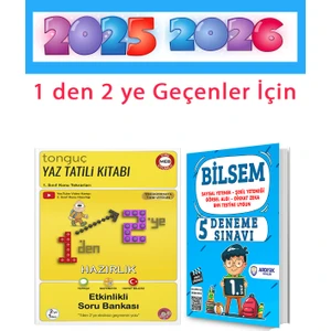 Tonguç Akademi 1'den 2'ye Hazırlık Kitabı 1. Sınıf Bilsem Deneme Sınavı