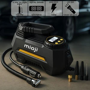 Mio 10 Taşınabilir 150PSI 12V 120W Araç Hava Pompası