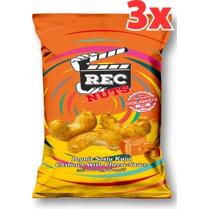 Rec Nuts Peynir Soslu Kaju 40 gr X 3 Adet ( 120gr ) - Fırınlanmış Fit Atıştırmalık