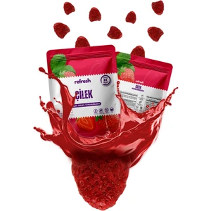 Refresh Chips Freeze Dried Çilek - Dondurularak Kurutulmuş Meyve - Freeze Dry Meyve Kurusu 20gr