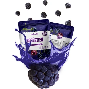 Refresh Chips Freeze Dried Böğürtlen - Dondurularak Kurutulmuş Meyve - Freeze Dry Meyve Kurusu 20gr
