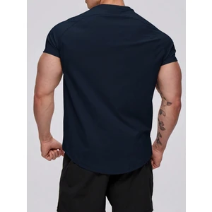 Genius Store Erkek Spor Tişört Running Sports Gym Reglan Oval Kesim Penye T-Shirt Ovalt-Shirt