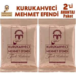 Mehmet Efendi Kurukahveci 100GRAM 2'li Paket