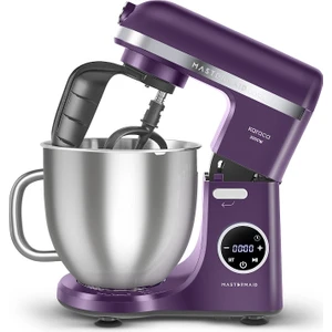 Mastermaid Chef Ultra D2000W Dijital Ekranlı Hamur Yoğurma Makinesi Grape Purple 7l