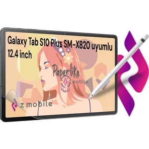 Samsung Galaxy Tab S10 Plus 12.4” SM-X820 Paperlike Ekran Koruyucu Esnek Kağıt Hissi Paper Like