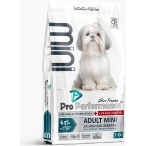 Pro Performance Somonlu ve Yaban Mersinli Hair&skin Küçük Irk Yetişkin Köpek Maması 7 kg