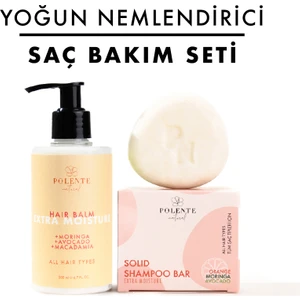 Polente Natural Yoğun Nemlendirici Saç Bakım Seti