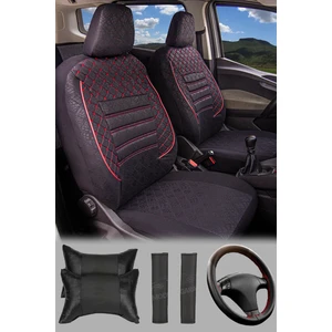Tata Indica, Marina, Vista, Indigo, Manza Uyumlu – Gofraj Desenli Spor Oto Koltuk Kılıfı Seti (Konfor Set Dahil)