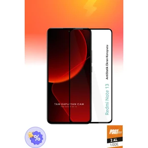 2 Adet Xiaomi Redmi Note 13 Tam Kaplayan Anti Statik Temperli Kırılmaz Cam Ekran Koruyucu
