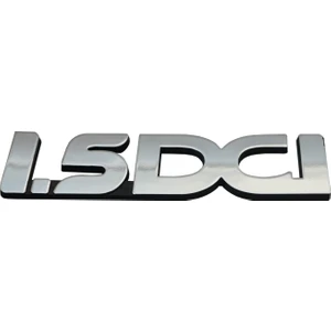 Bross Otomotiv Renault Dacia Sandero Logan MK1 848900044R İçin Krom 1 5DCI Arka Bagaj Logo Amblem Monogram Yazısı