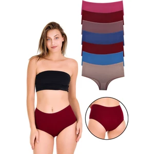 Kadın Bato Külot Karışık Renkli 7'li Paket - KTS2092-7