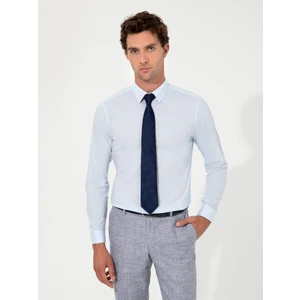 Erkek Açık Mavi Slim Fit Uzun Kollu Gömlek 50219616-VR003