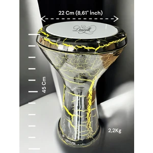 Çatlak Desen Mısır Çömlek Darbuka