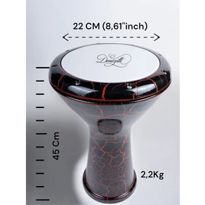 Çatlak Desen Mısır Çömlek Darbuka