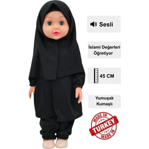 Global Toys Tesettürlü Meryem 45 cm Oyuncak Et Bebek