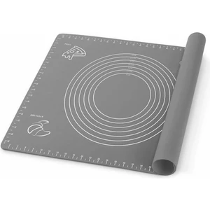 Gri Büyük Boy Silikon Hamur Açma Matı Silikon Ölçülü Çok Amaçlı Hamur Matı / Örtüsü 40X50 cm