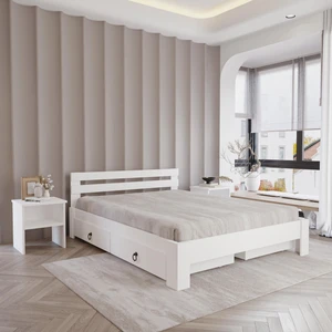 4 Çekmeceli Letto Mdf Karyola | Tek ve Çift Kişilik Yatak Uyumlu, Kolay Kurulum
